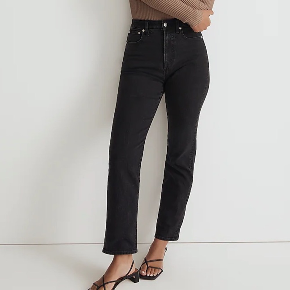 Madewell Straight Leg Crop Jean